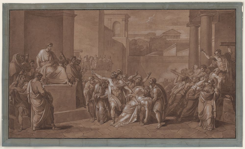 The Death of Virginia (c. 1800) by Vincenzo Camuccini