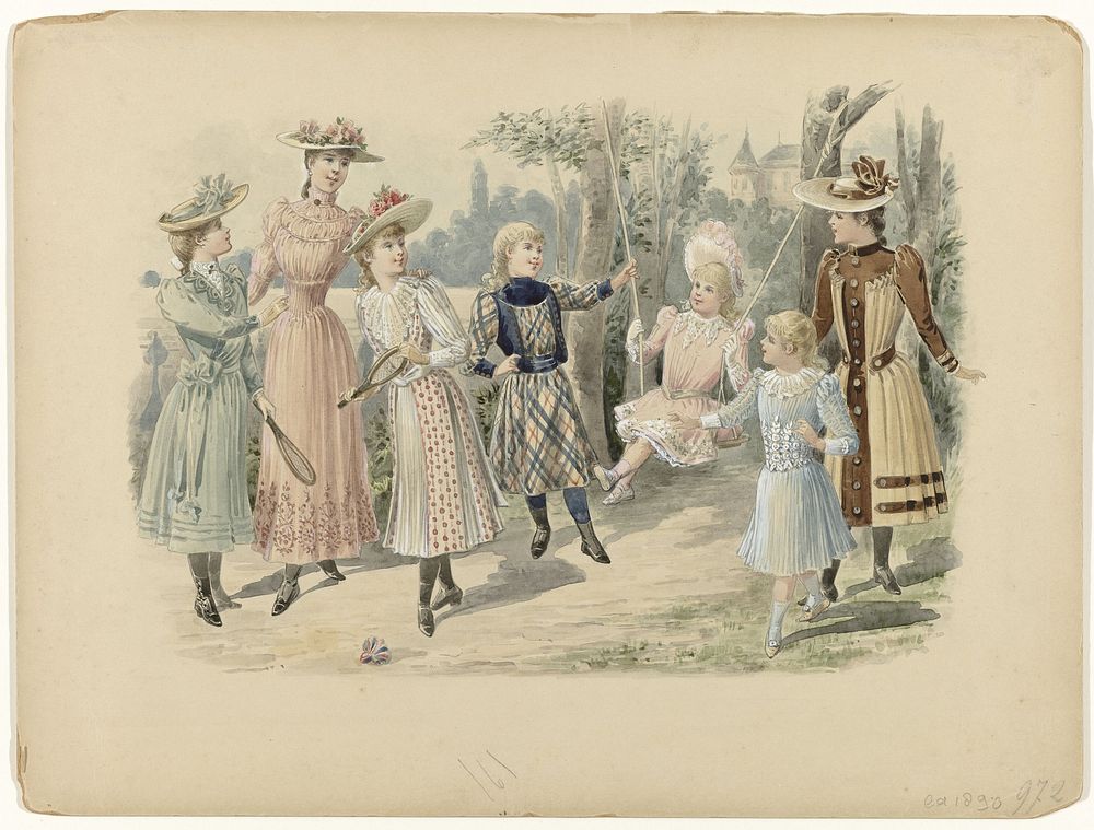 Kinderkleding 1890 (c. 1890) by Lefranco