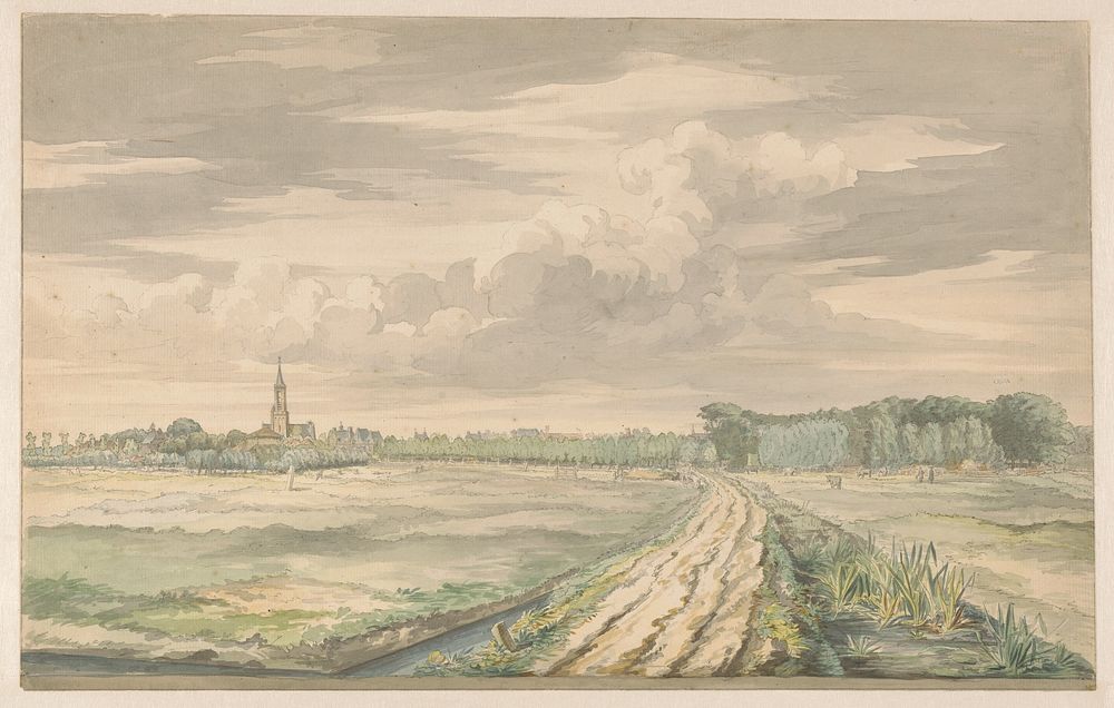 Gezicht op Loenen (c. 1770 - c. 1780) by Gerrit Zegelaar
