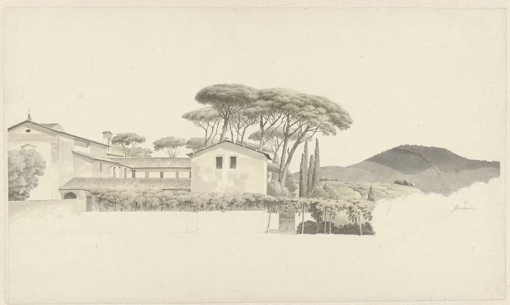 In the Environs of Genzano (c. 1809 - c. 1812) by Josephus Augustus Knip
