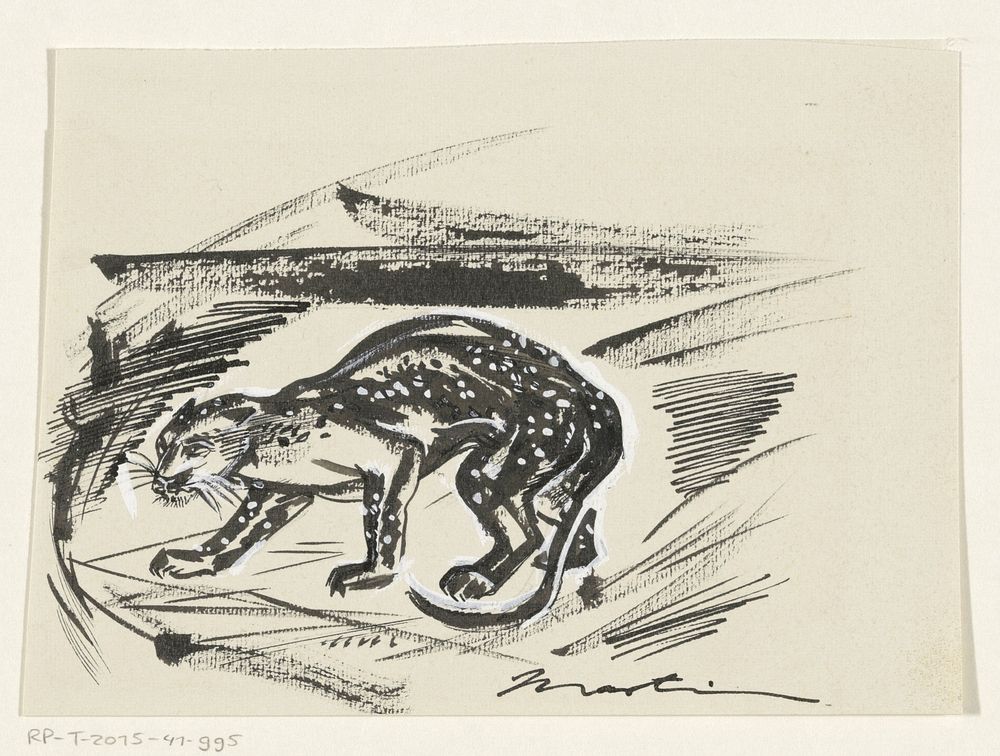 Luipaard (c. 1943 - c. 1945) by Martin Horwitz