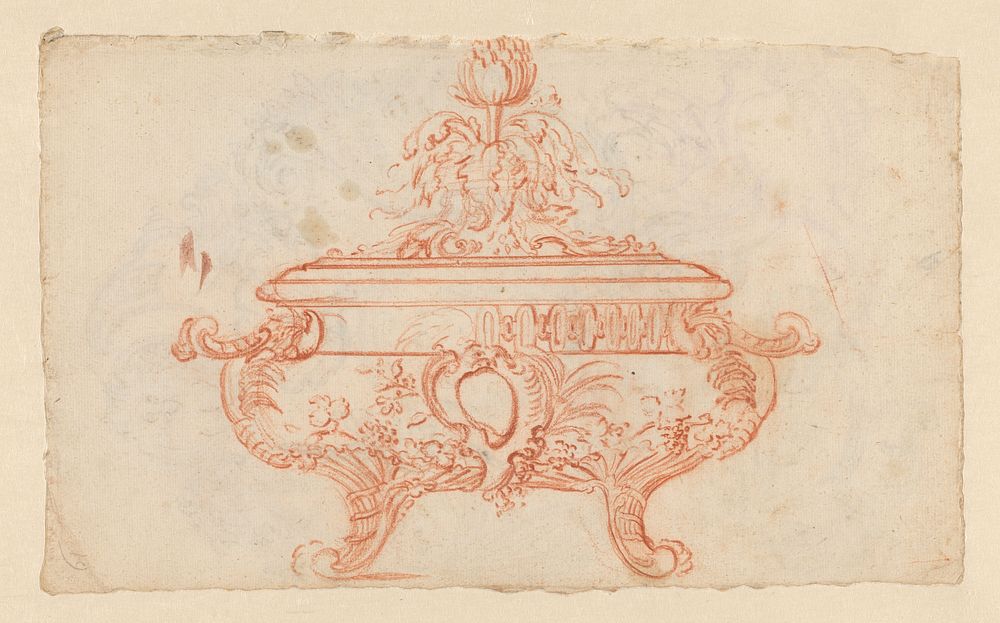 Ontwerp voor een terrine (c. 1750) by anonymous