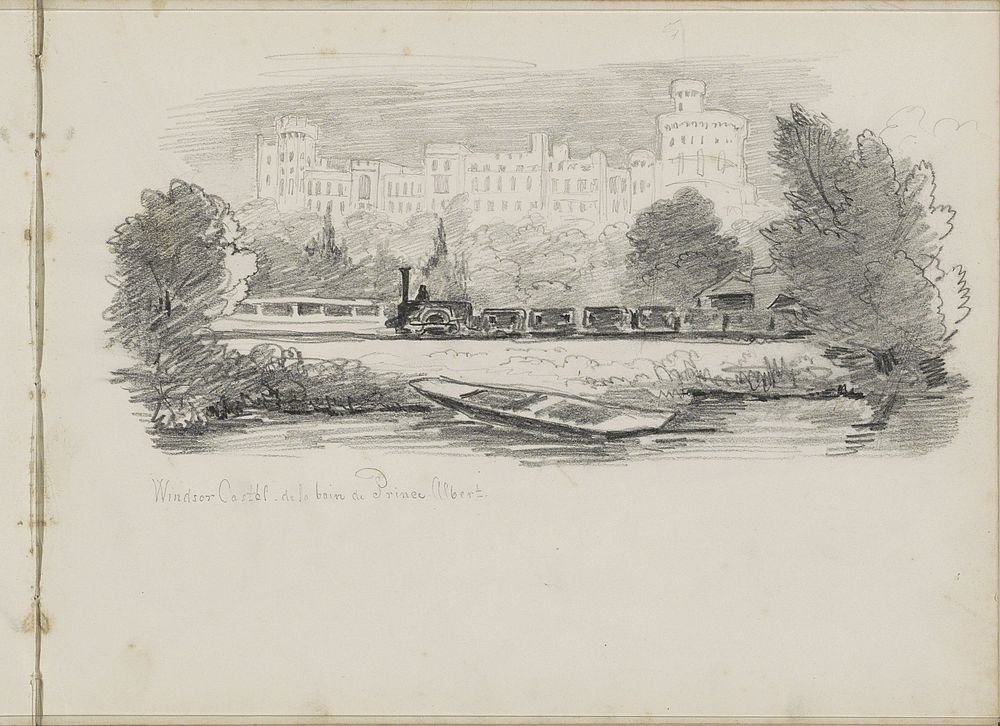 Windsor Castle (1858) by Gerrit Postma