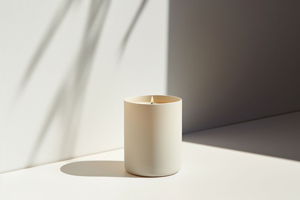 Large candle product cylinder shadow vase.