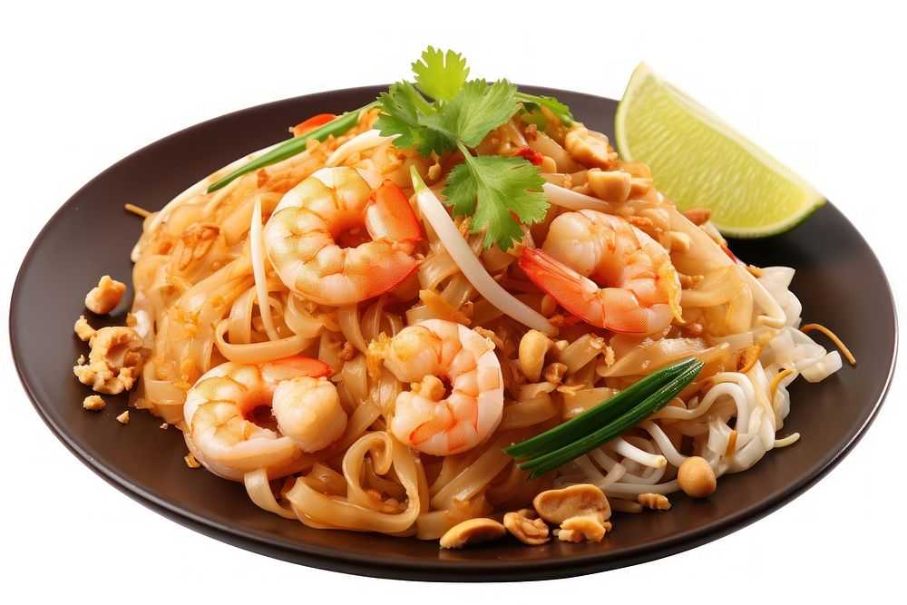 Seafood seafood noodle plate. AI generated Image by rawpixel.