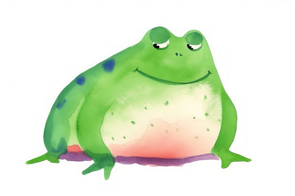 Frog amphibian animal creativity. AI generated Image by rawpixel.