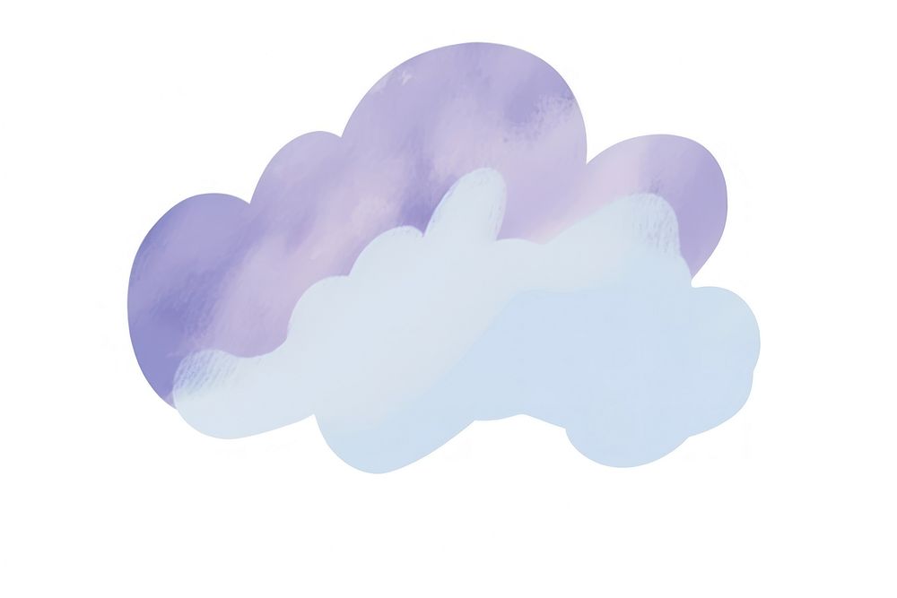 Cloud backgrounds purple white background. AI generated Image by rawpixel.