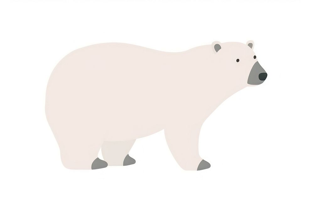 Cpolar bear wildlife animal mammal. AI generated Image by rawpixel.