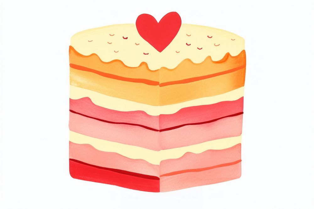 LOVE CAKE cake dessert food. AI generated Image by rawpixel.