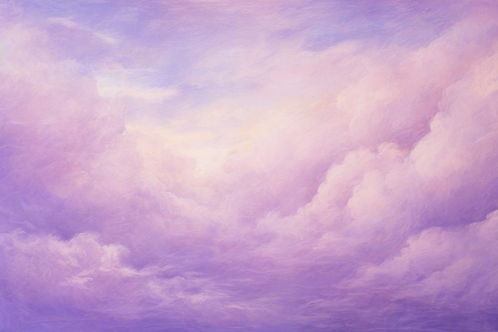 Purple clouds in a sky backgrounds painting nature.