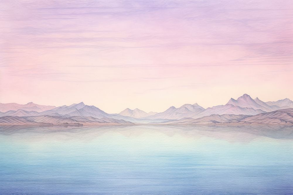 Lake in the valley backgrounds landscape mountain. AI generated Image by rawpixel.