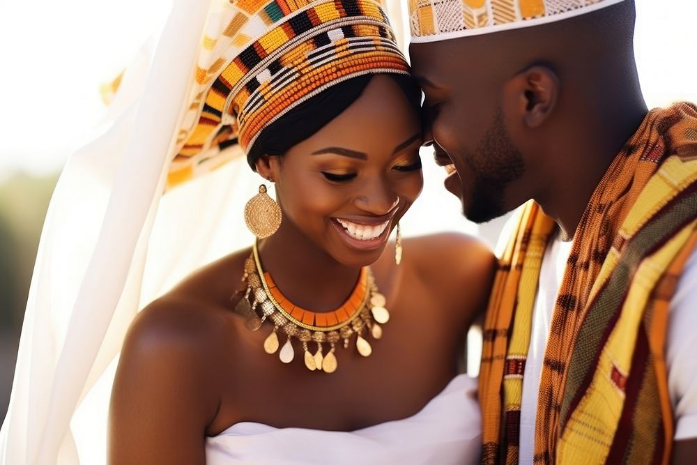 African couple happy Wedding wedding | Premium Photo - rawpixel