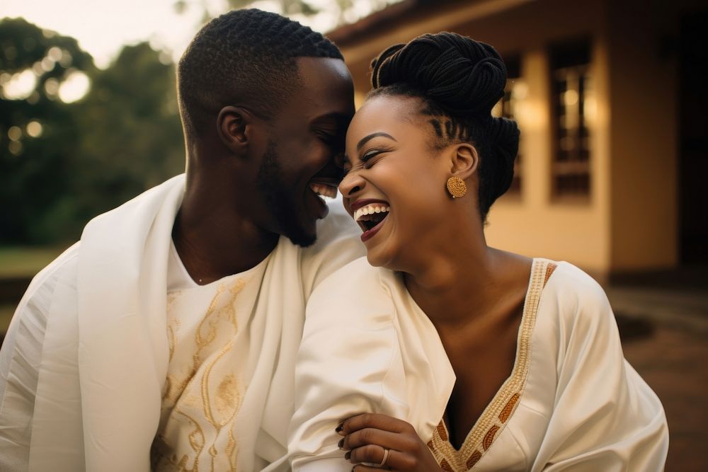 African couple happy Wedding wedding | Premium Photo - rawpixel