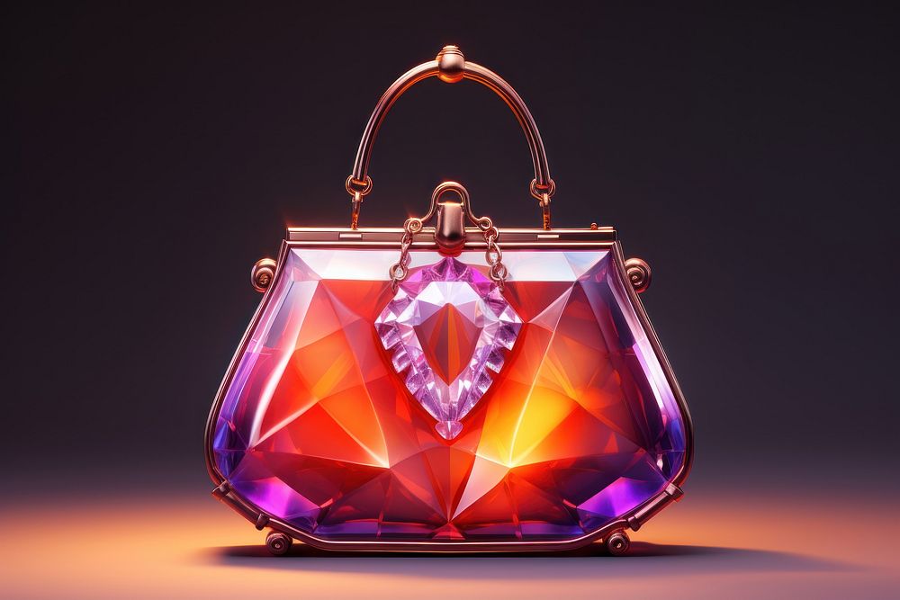 Business bag gemstone jewelry handbag.