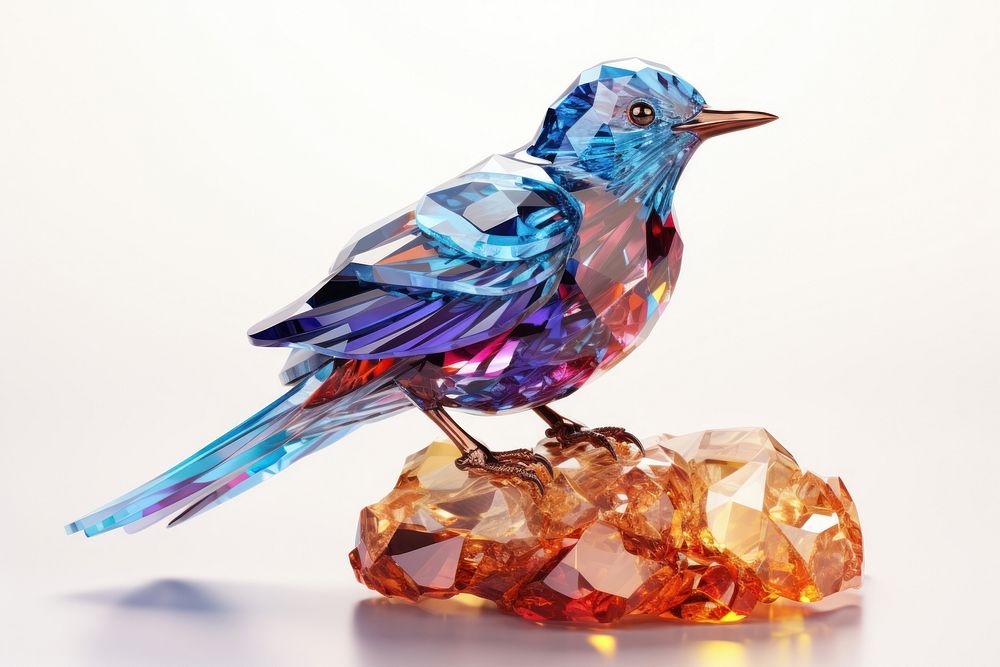 Bird bird gemstone crystal.