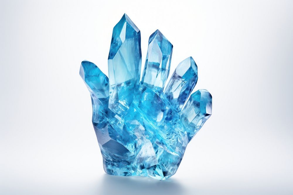 Hand crystal gemstone mineral.