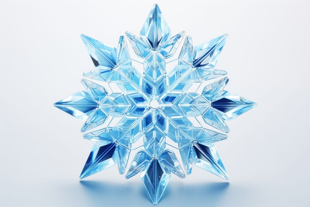 Snowflake crystal gemstone jewelry.