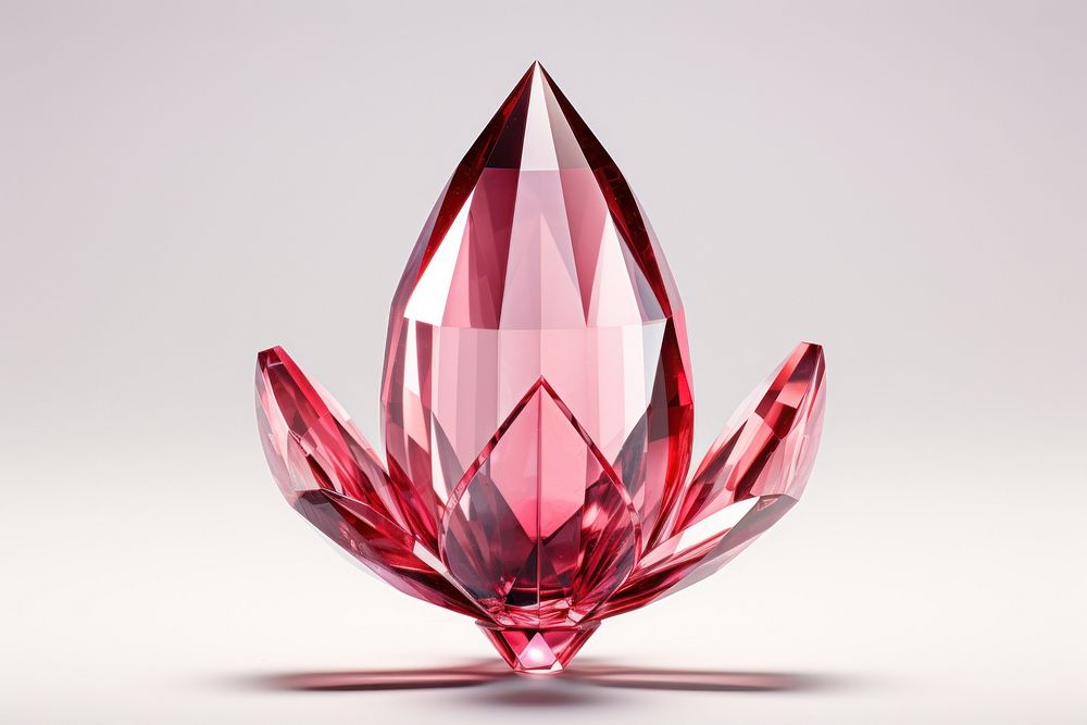 Tulip gemstone jewelry crystal.