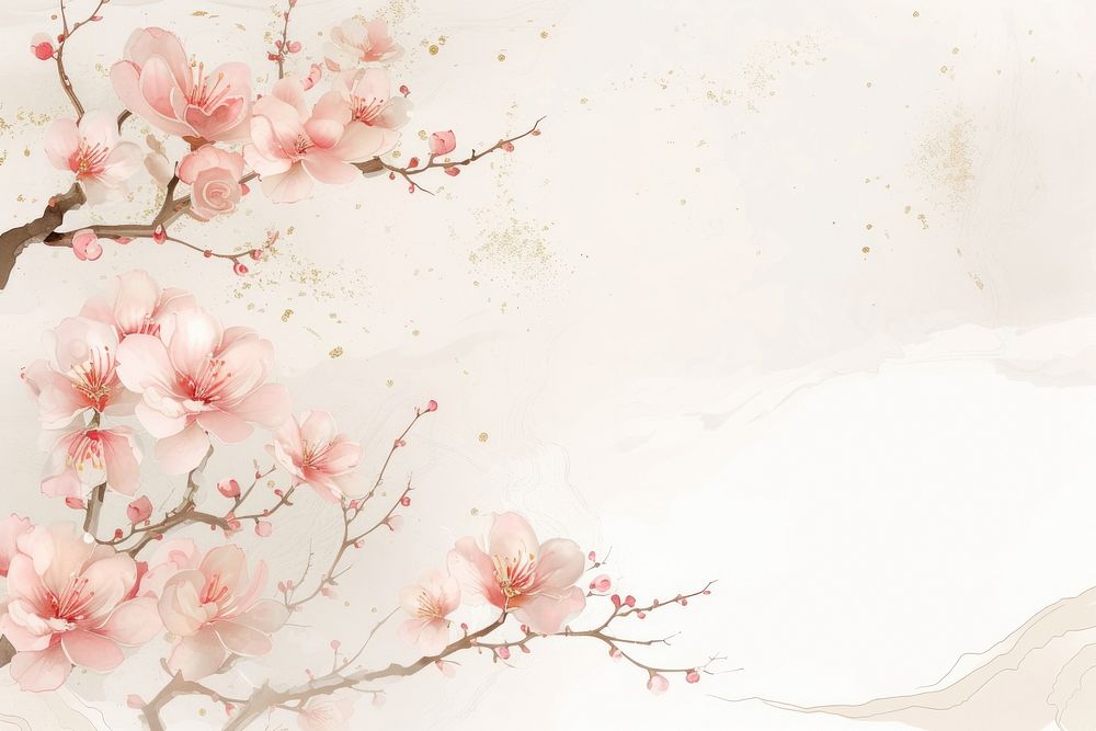 Vine with frame backgrounds blossom flower.