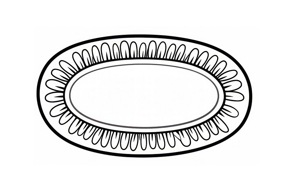 Shape line oval dishware.