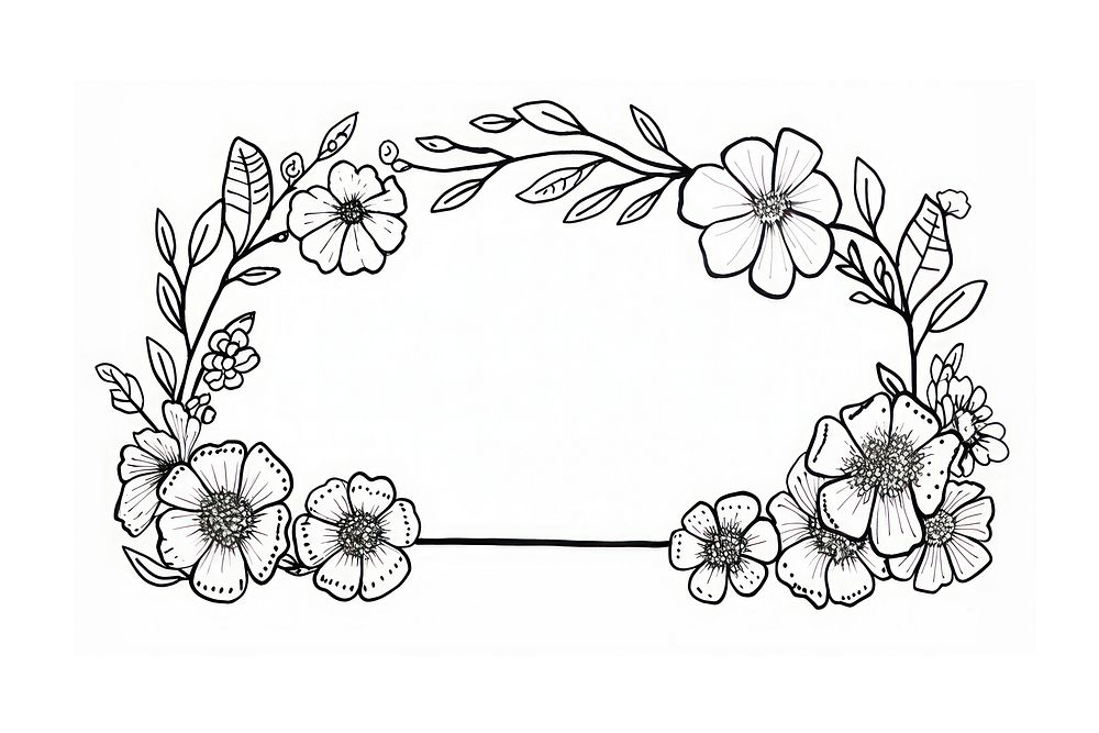 Pattern flower white accessories.