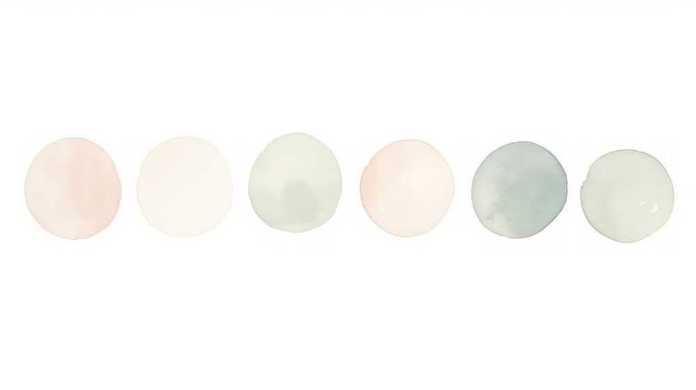 Circles lines divider watercolour illustration egg white background accessories.