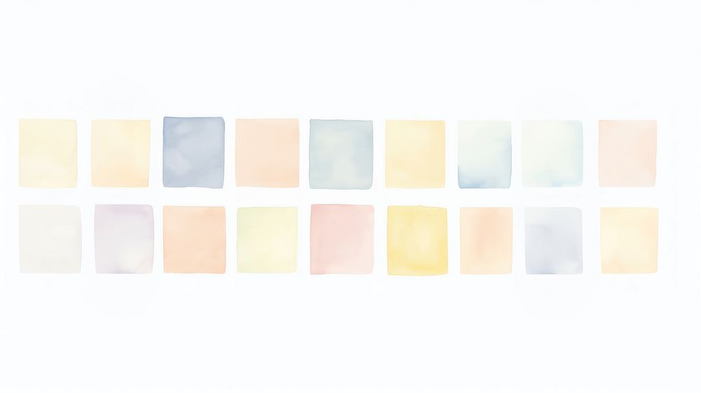 Colorful squares as divider watercolour illustration backgrounds white background architecture.
