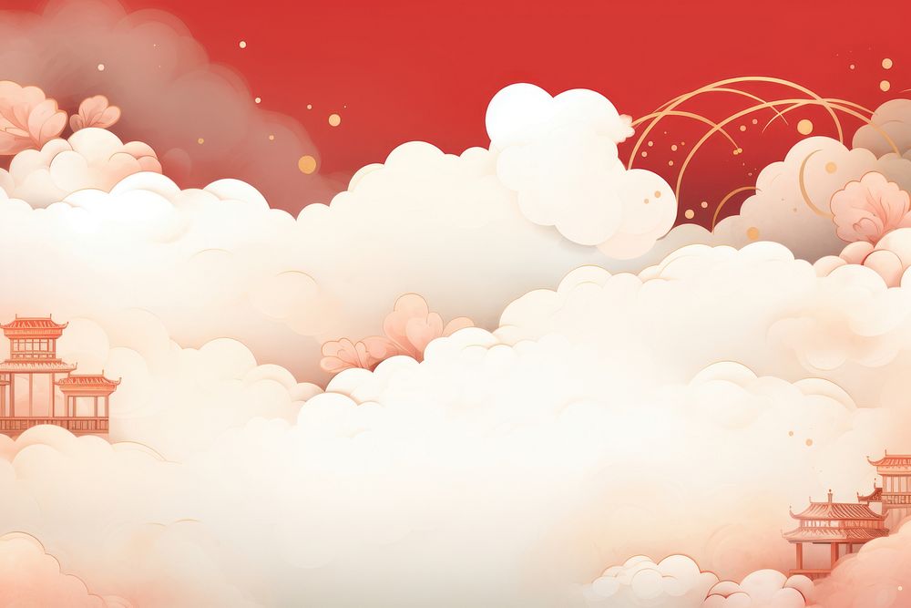 Cloud with red frame backgrounds outdoors sky.