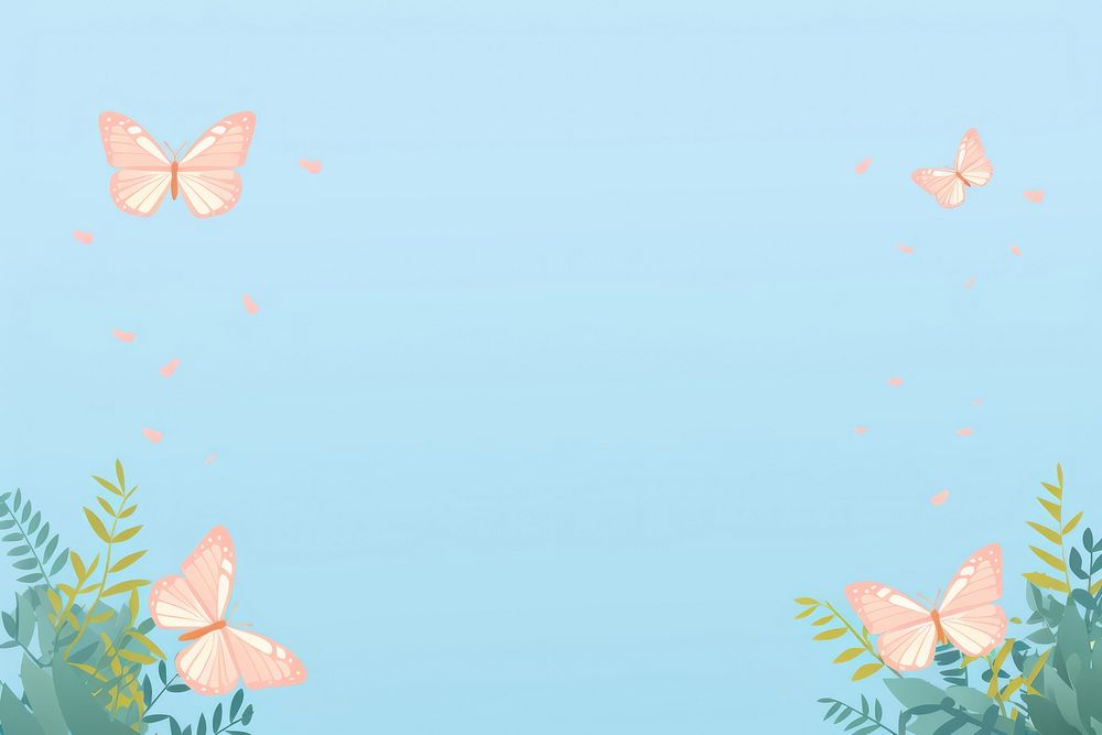  Butterflies backgrounds butterfly outdoors. AI generated Image by rawpixel.
