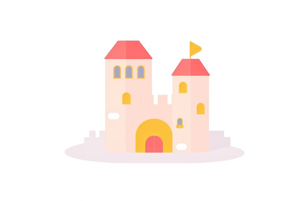 Castle architecture building creativity. AI generated Image by rawpixel.