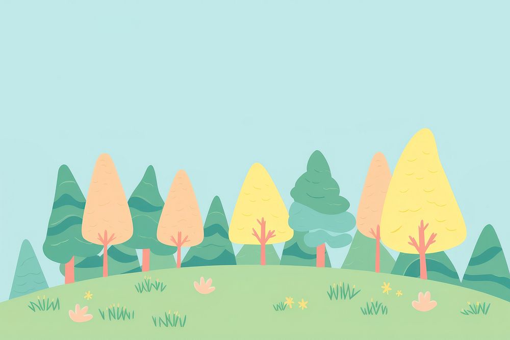  Forest backgrounds landscape outdoors. AI generated Image by rawpixel.