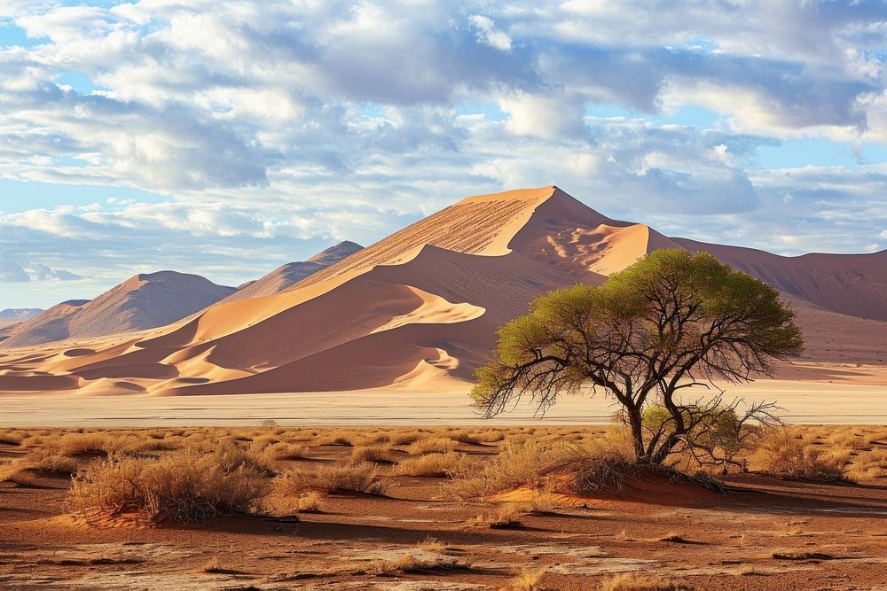 Sossusvlei sand dunes landscape outdoors desert. 