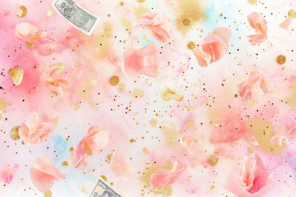Money backgrounds confetti paper.