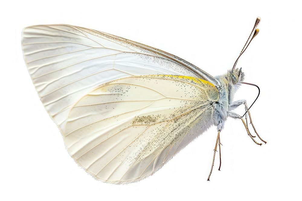 Cabbage white butterfly insect animal moth. AI generated Image by rawpixel.