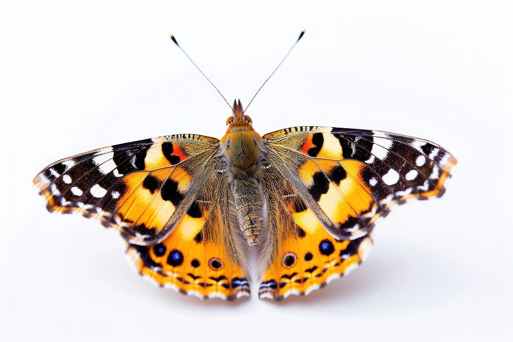 Painted lady butterfly animal insect moth. AI generated Image by rawpixel.