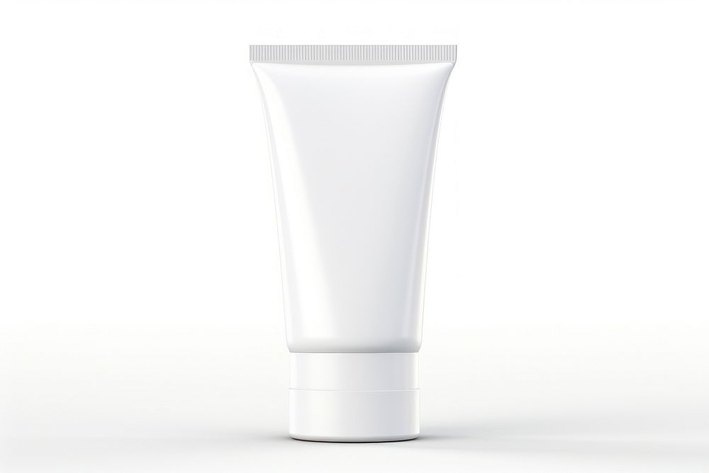 Toothpaste tube cosmetics white background aftershave. AI generated Image by rawpixel.