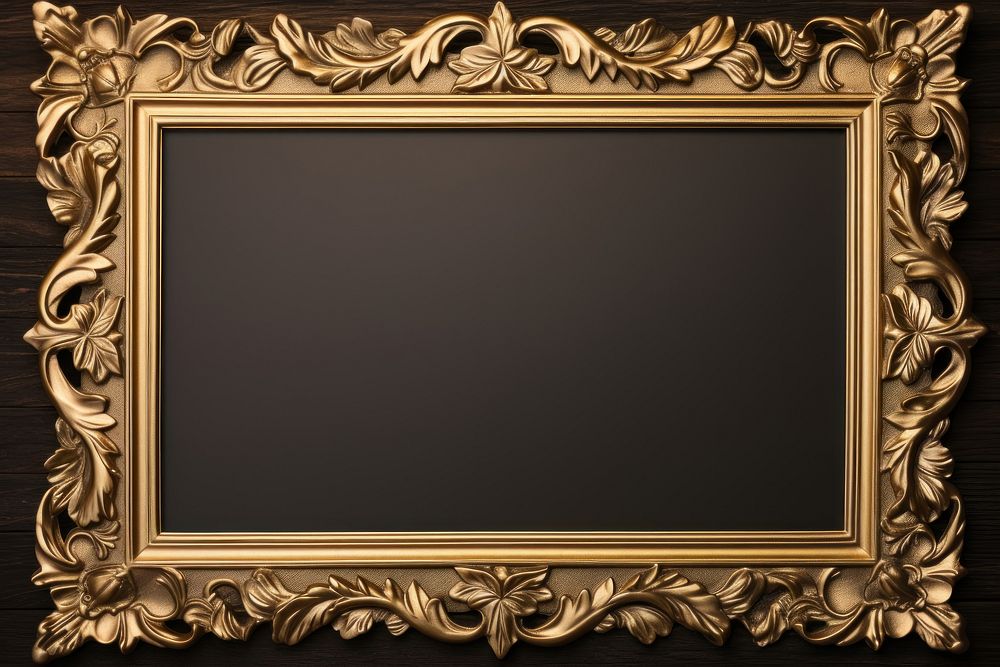 Vintage gold frame photo architecture photography. AI generated Image by rawpixel.