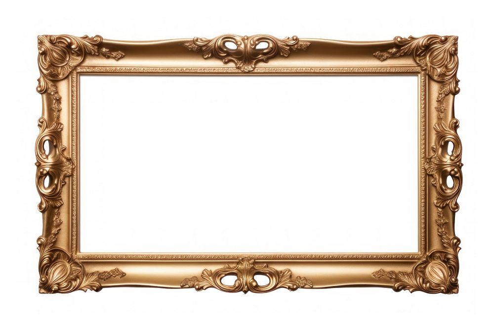 Vintage gold frame white background architecture blackboard. AI generated Image by rawpixel.