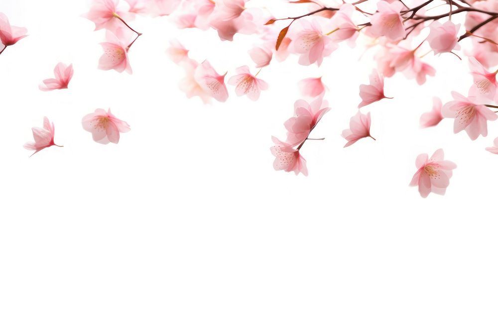 Sakura petals backgrounds outdoors blossom.