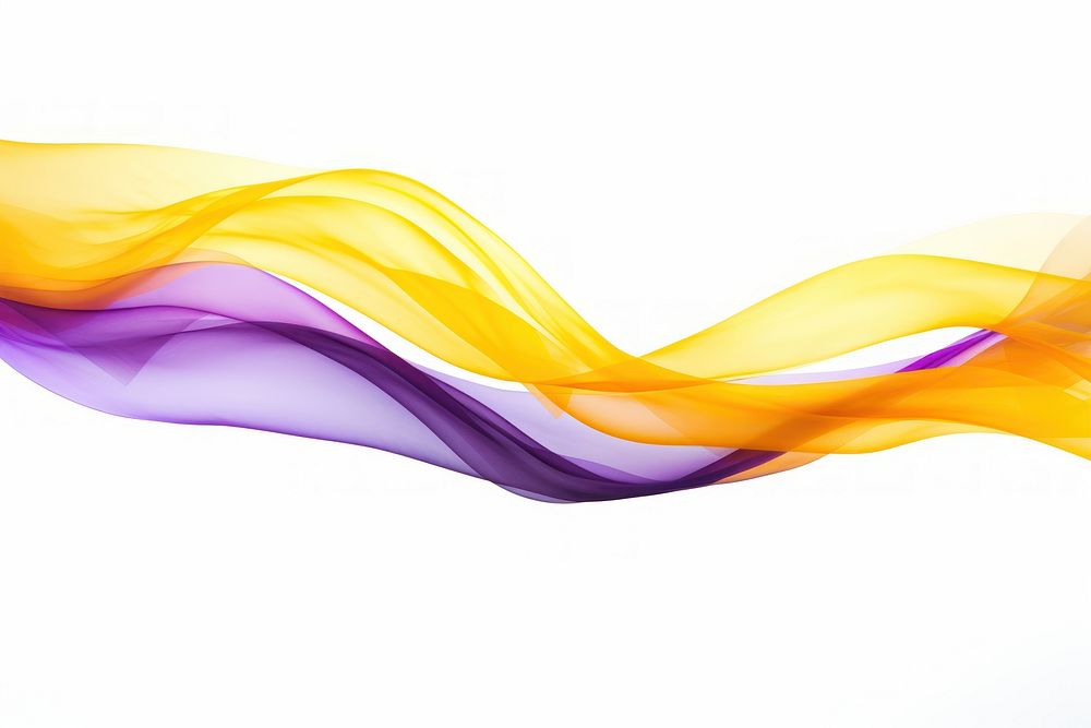 Purple and yellow ribbons backgrounds white background creativity.