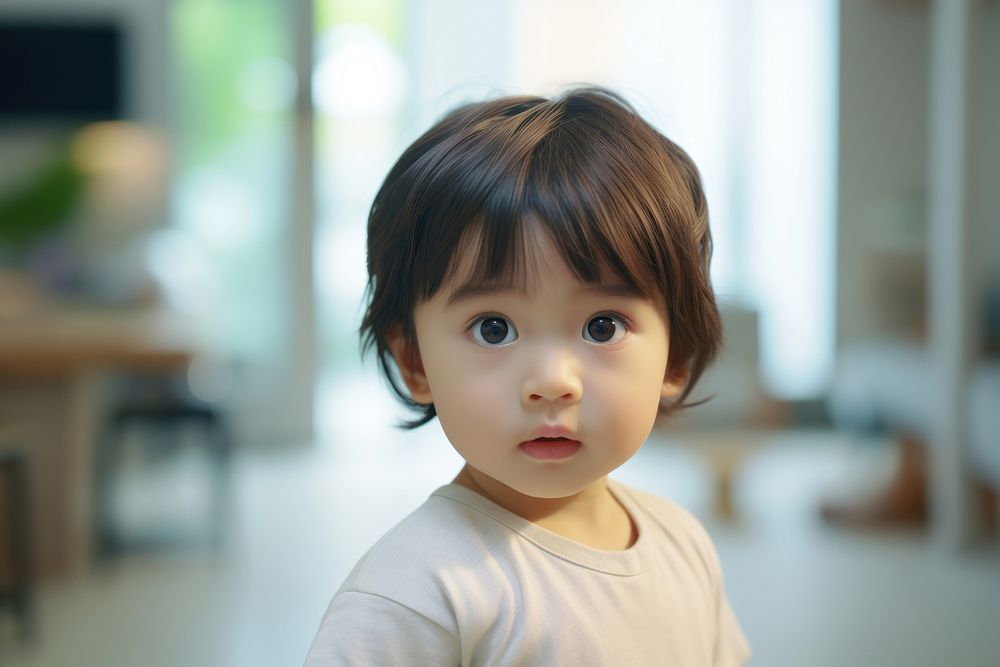 Japanese little todler childs portrait photo baby.