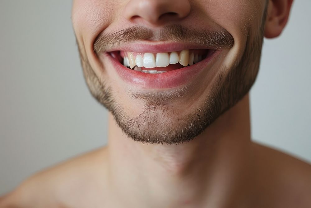 Smile teeth adult skin.