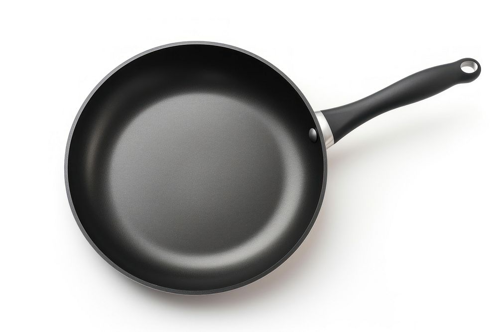 Modern frying pan wok white background simplicity. AI generated Image by rawpixel.
