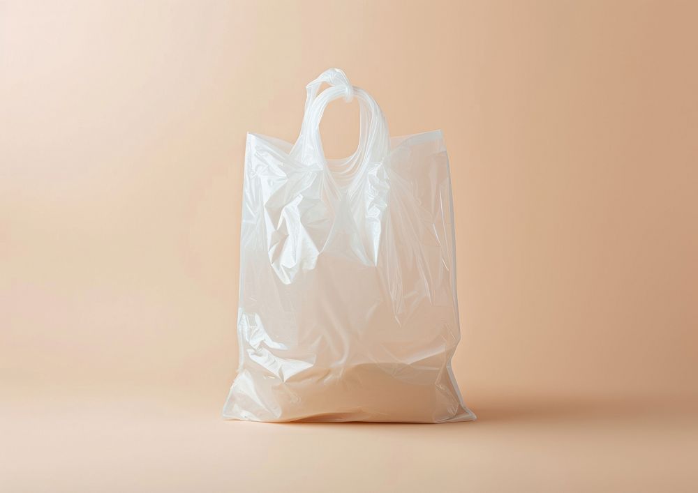 Plastic shopping bag plastic white simplicity.