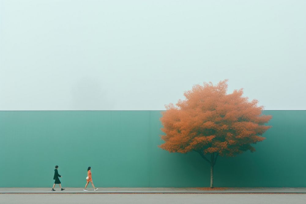 Architecture photography outdoors walking. AI generated Image by rawpixel.