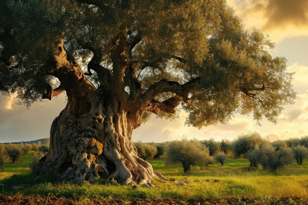 Big Olive Tree tree landscape outdoors.