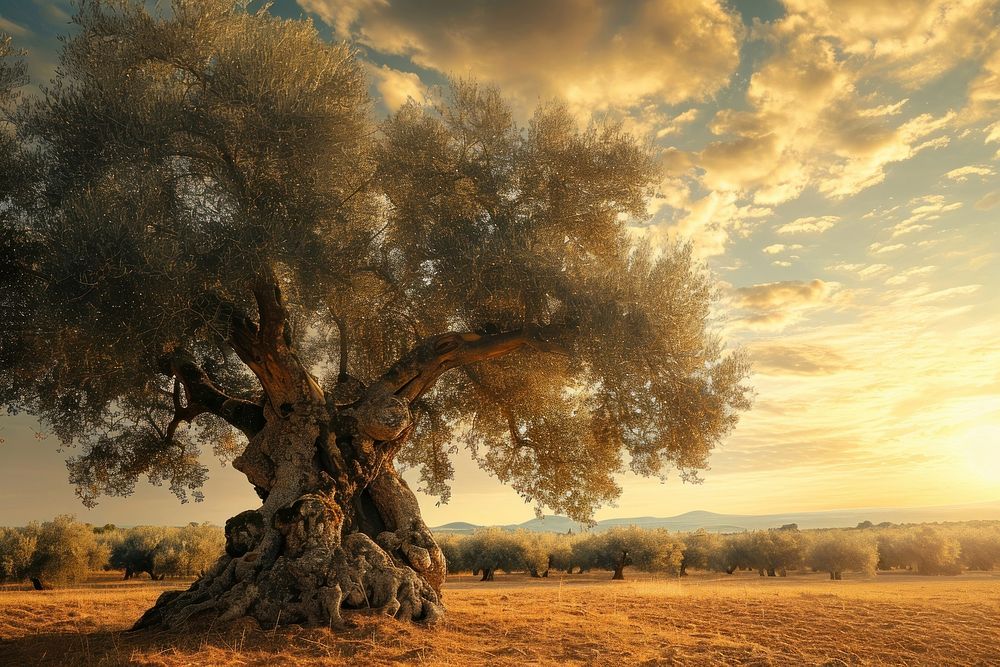 Big Olive Tree tree landscape outdoors.