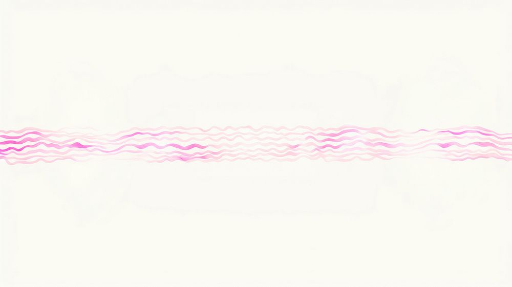 Pink swirl doodle line as divider line watercolour illustration backgrounds purple paper.