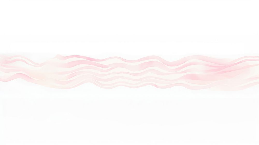 Pink swirl doodle line as divider line watercolour illustration backgrounds white background abstract.