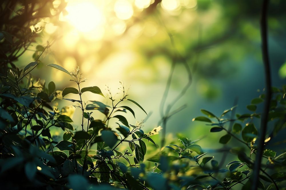 Nature backgrounds sunlight outdoors. AI generated Image by rawpixel.